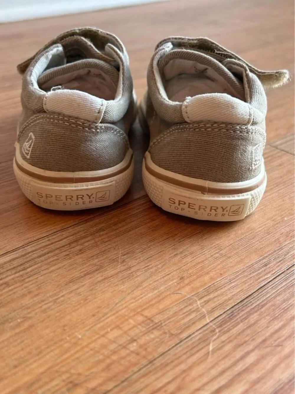Sperry Halyard Hook & Loop Boat Shoes (size 6)